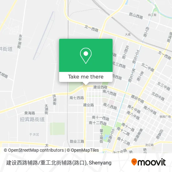 建设西路辅路/重工北街辅路(路口) map