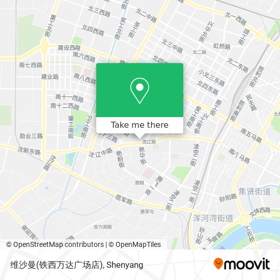 维沙曼(铁西万达广场店) map