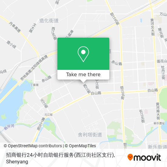 招商银行24小时自助银行服务(西江街社区支行) map