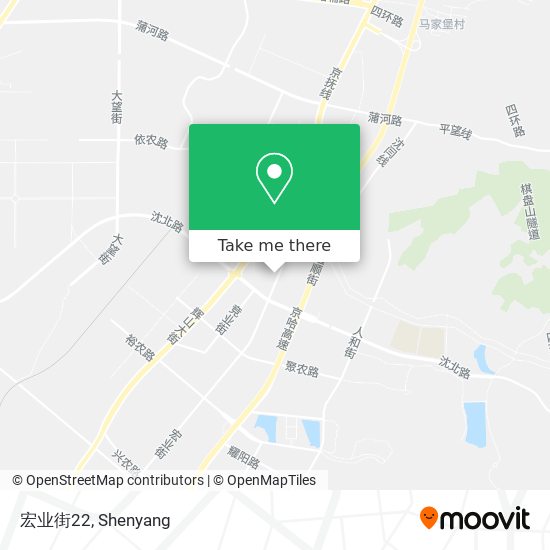 宏业街22 map