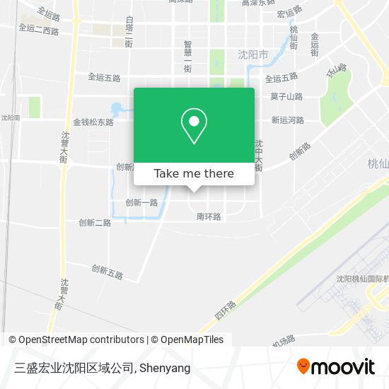 三盛宏业沈阳区域公司 map