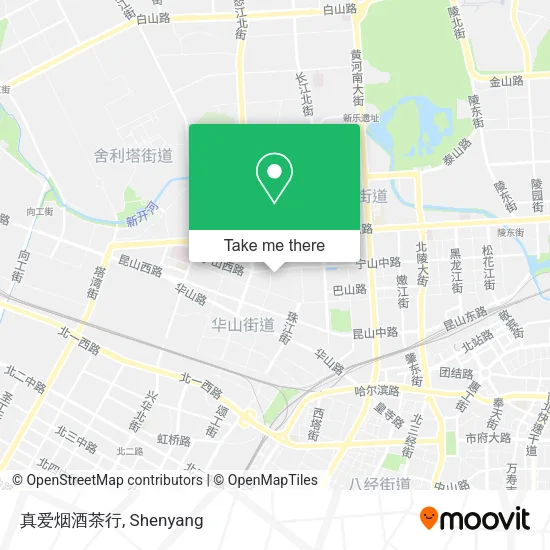 真爱烟酒茶行 map