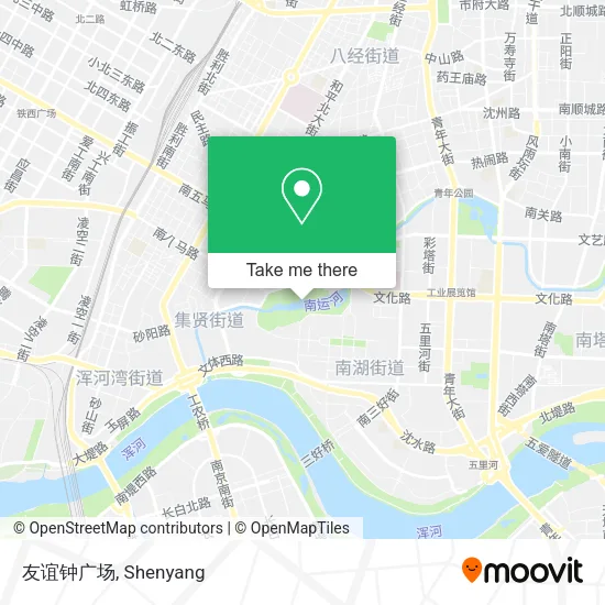 友谊钟广场 map