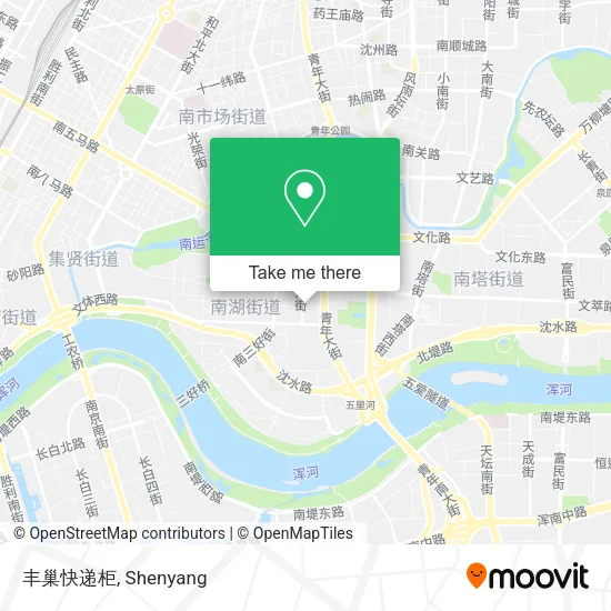 丰巢快递柜 map