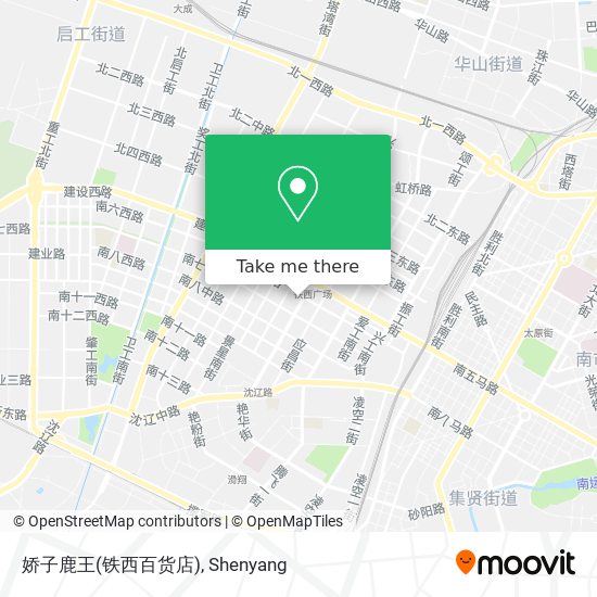 娇子鹿王(铁西百货店) map
