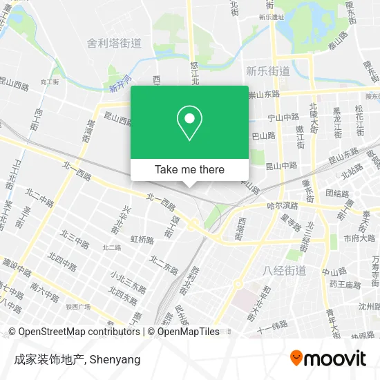 成家装饰地产 map