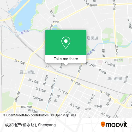 成家地产(锦水店) map