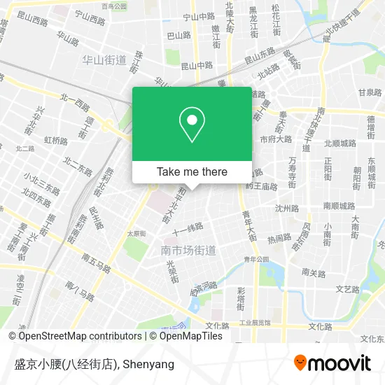 盛京小腰(八经街店) map