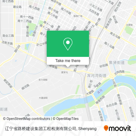 辽宁省路桥建设集团工程检测有限公司 map