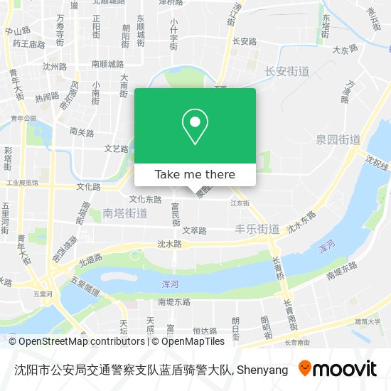 沈阳市公安局交通警察支队蓝盾骑警大队 map