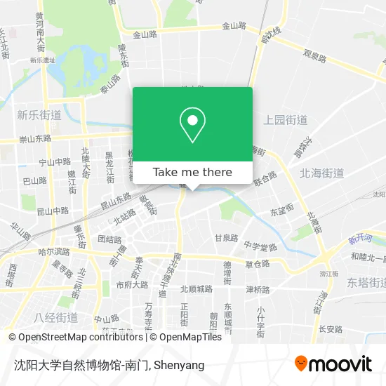 沈阳大学自然博物馆-南门 map