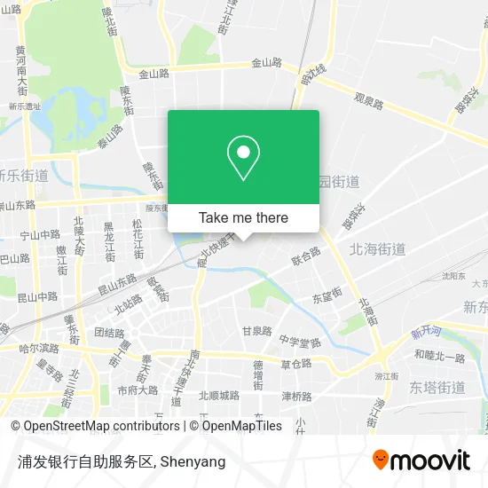 浦发银行自助服务区 map