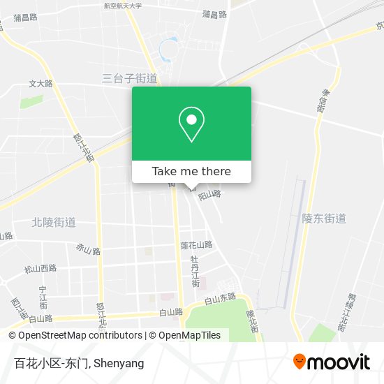 百花小区-东门 map
