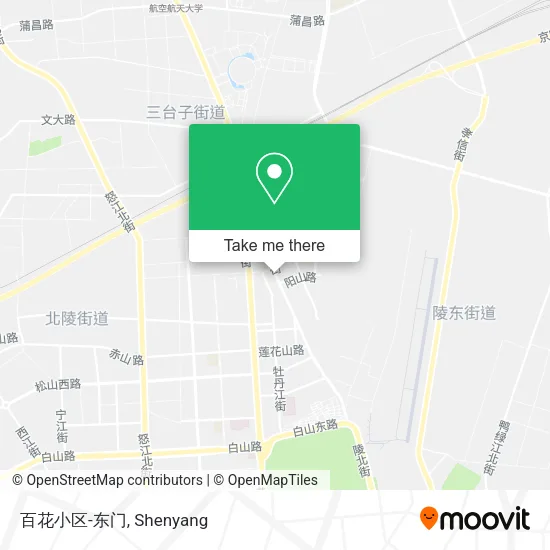 百花小区-东门 map