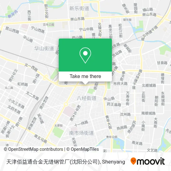 天津佰益通合金无缝钢管厂(沈阳分公司) map