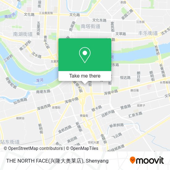 THE NORTH FACE(兴隆大奥莱店) map