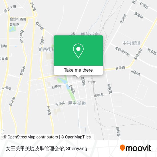 女王美甲美睫皮肤管理会馆 map