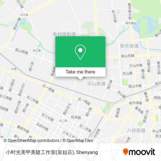 小时光美甲美睫工作室(皇姑店) map
