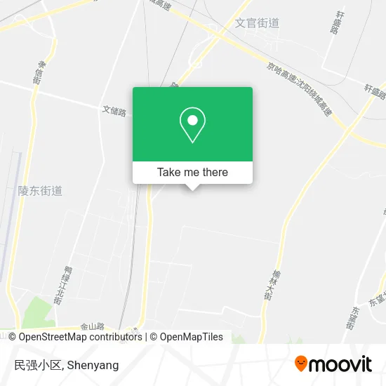 民强小区 map