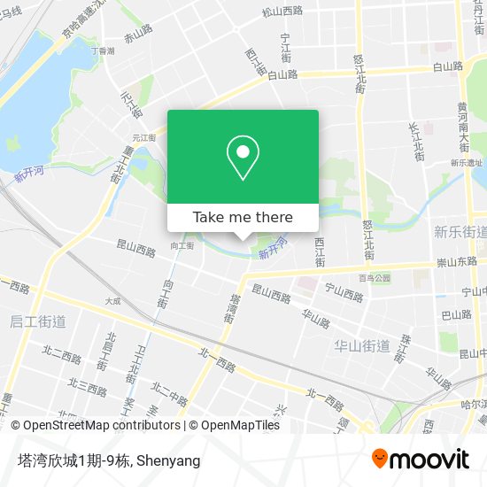 塔湾欣城1期-9栋 map