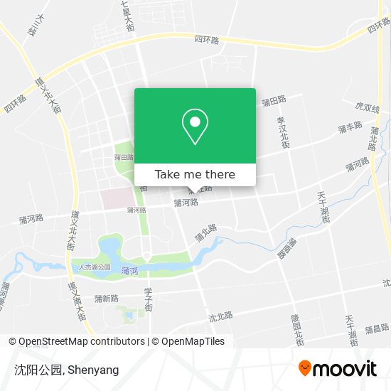 沈阳公园 map