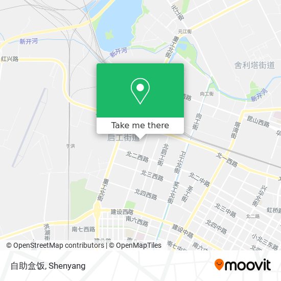 自助盒饭 map