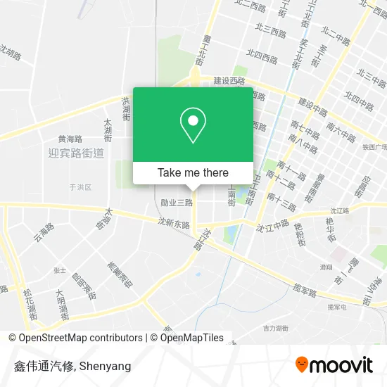 鑫伟通汽修 map