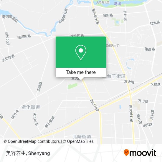 美容养生 map