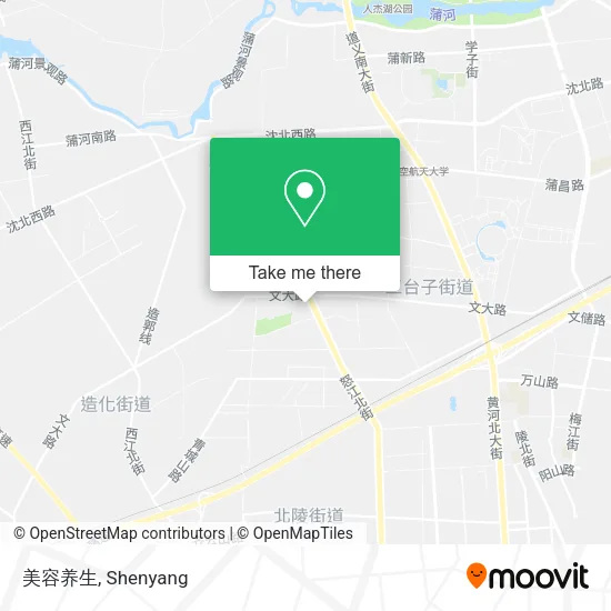 美容养生 map