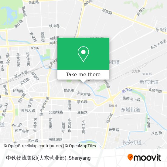 中铁物流集团(大东营业部) map