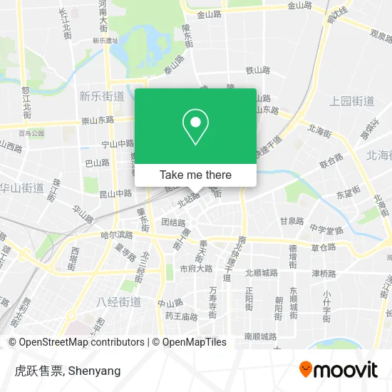 虎跃售票 map