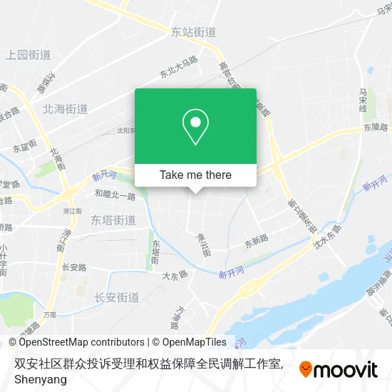 双安社区群众投诉受理和权益保障全民调解工作室 map