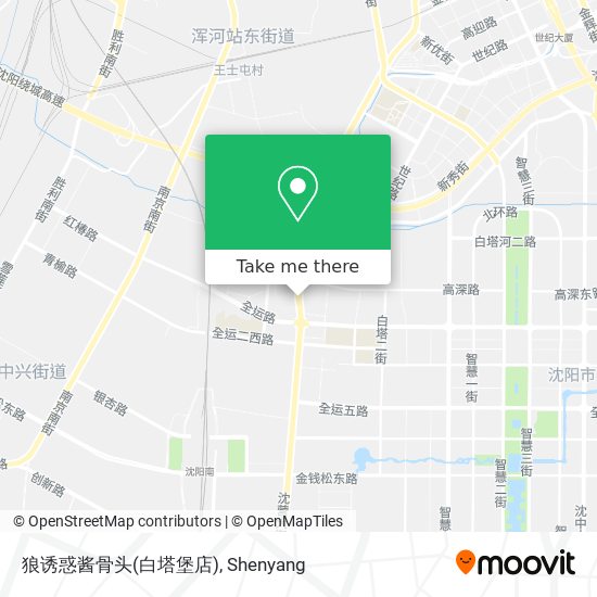 狼诱惑酱骨头(白塔堡店) map