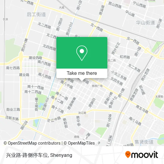 兴业路-路侧停车位 map