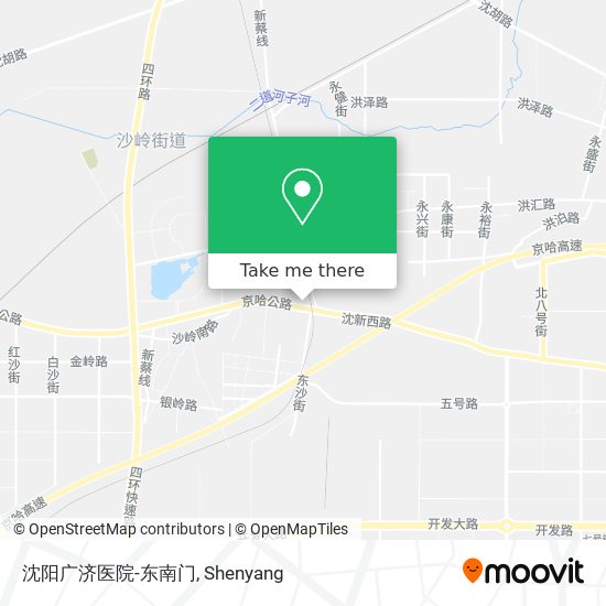 沈阳广济医院-东南门 map