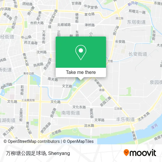 万柳塘公园足球场 map