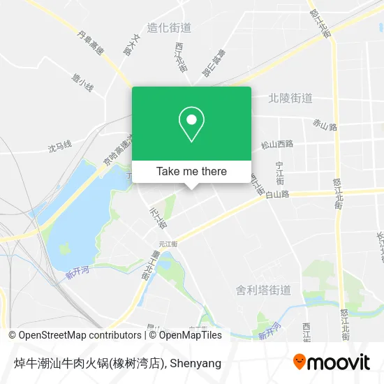 焯牛潮汕牛肉火锅(橡树湾店) map