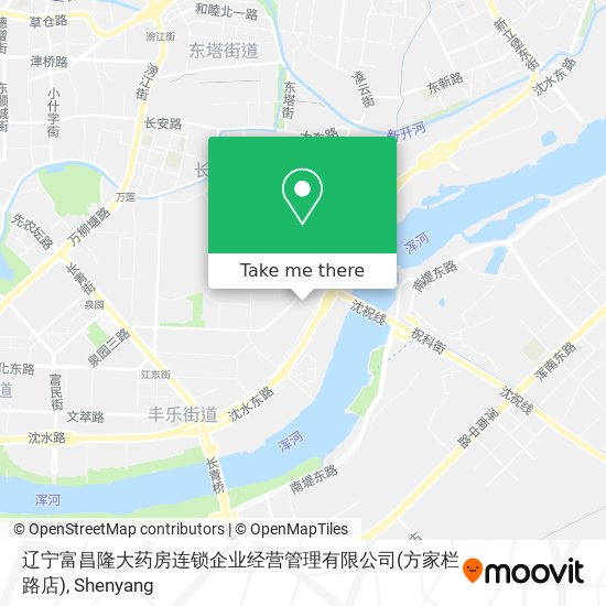 辽宁富昌隆大药房连锁企业经营管理有限公司(方家栏路店) map
