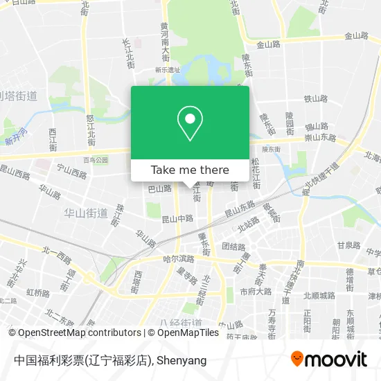 中国福利彩票(辽宁福彩店) map