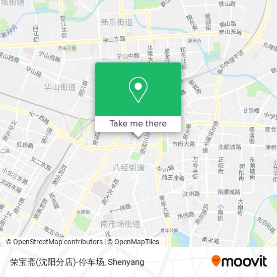 荣宝斋(沈阳分店)-停车场 map