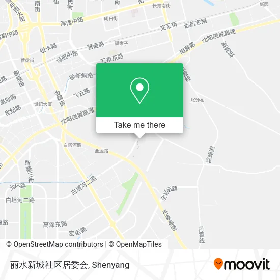 丽水新城社区居委会 map