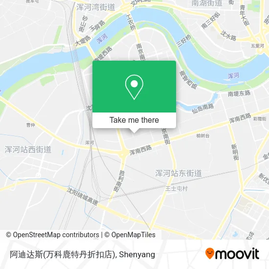 阿迪达斯(万科鹿特丹折扣店) map