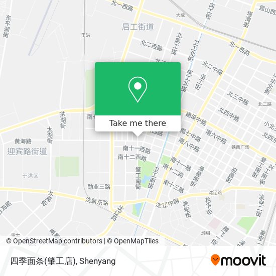 四季面条(肇工店) map
