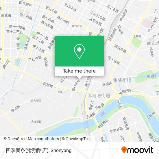 四季面条(滑翔路店) map