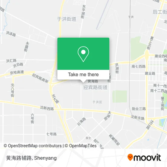 黄海路辅路 map