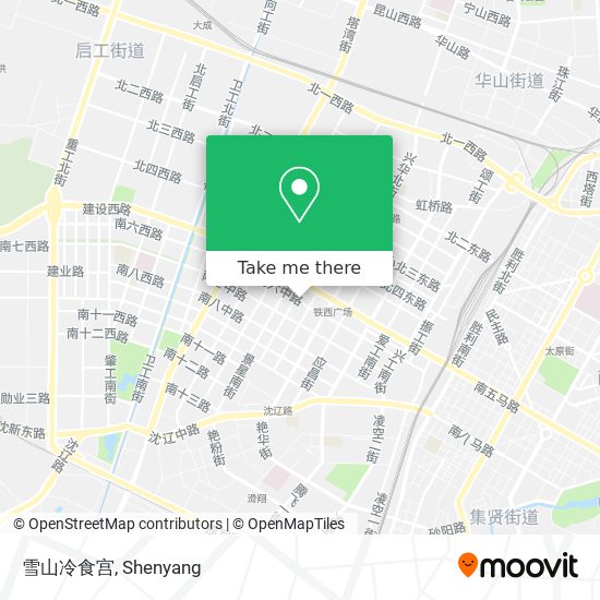雪山冷食宫 map