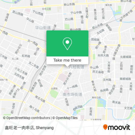 鑫旺老一肉串店 map
