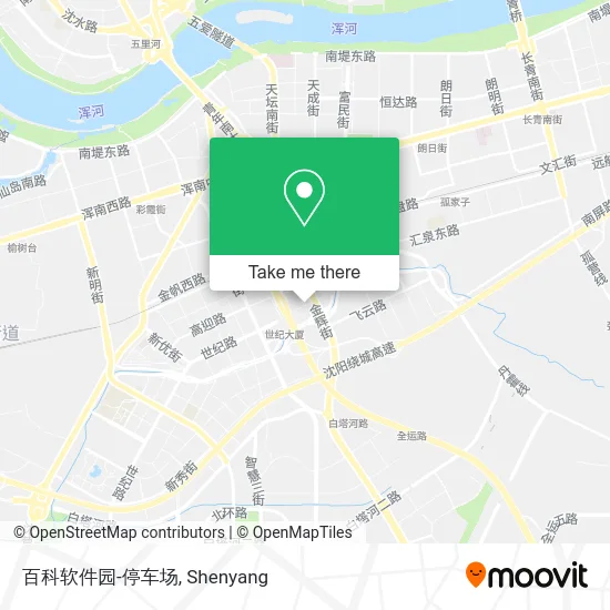 百科软件园-停车场 map