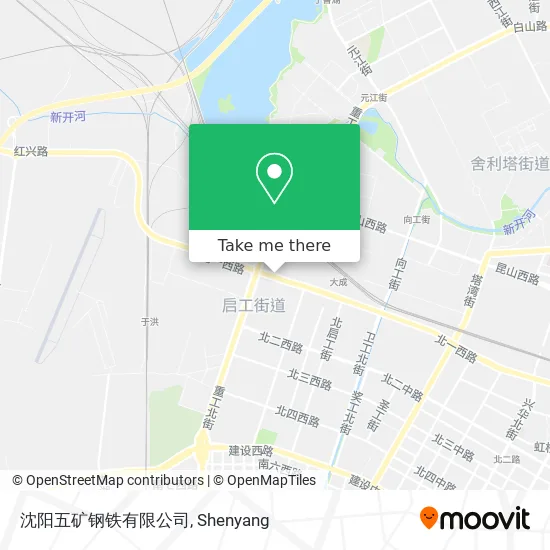 沈阳五矿钢铁有限公司 map