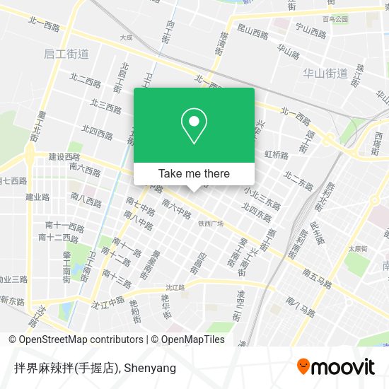 拌界麻辣拌(手握店) map